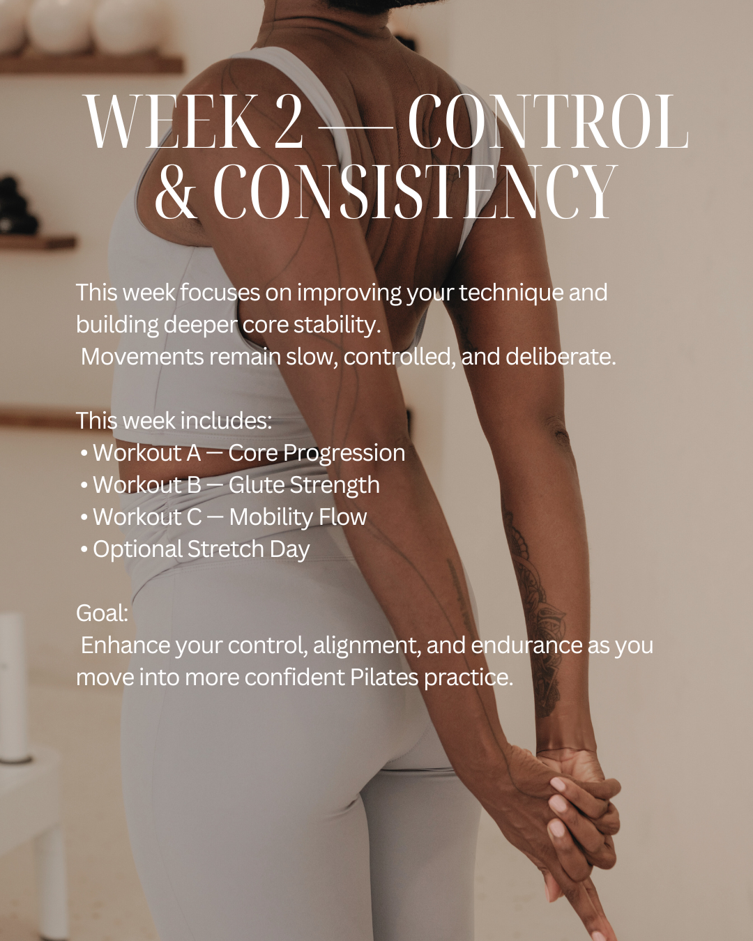 Reset & Flow: 4-Week Pilates Program for Women